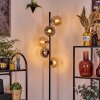 Koyoto Lampadaire 31 cm Ambre, Chrome, Fumé, 5 lumières