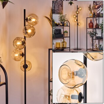 Ripoll Lampadaire Ambre, 5 lumières Ripoll Lampadaire Ambre, 5 lumières