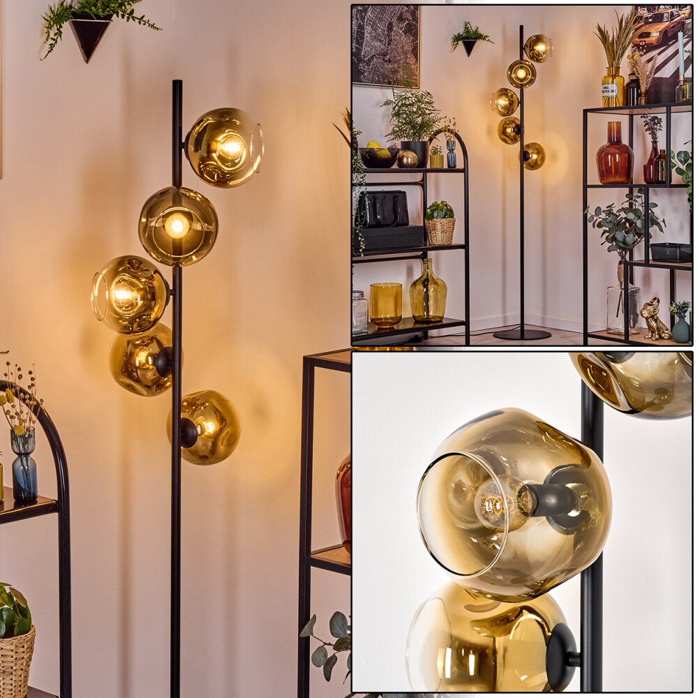 Ripoll Lampadaire Or, Clair, 5 lumières main product photo