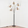 Ramila Lampadaire Noir, 5 lumières