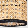Ramila Lampadaire Laiton, Noir, 5 lumières