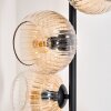 Koyoto Lampadaire 31 cm Ambre, Clair, 5 lumières