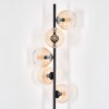 Koyoto Lampadaire 31 cm Ambre, Clair, 5 lumières