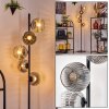 Ripoll Lampadaire Chrome, Clair, Fumé, 5 lumières Ripoll Lampadaire Chrome, Clair, Fumé, 5 lumières