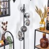 Gastor Lampadaire Chrome, Clair, Fumé, 6 lumières