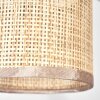 Sabadim Lampadaire Nickel mat, Noir, 5 lumières