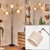 Bassagoda Lampadaire Nickel mat, Noir, 3 lumières