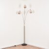 Bassagoda Lampadaire Nickel mat, Noir, 3 lumières