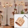 Granja Lampadaire Nickel mat, Noir, 3 lumières