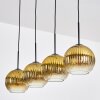 Koyoto Suspension, Boule lumineuse, Suspension Or, Clair, 4 lumières