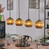 Koyoto Suspension, Boule lumineuse, Suspension Or, 4 lumières Koyoto Suspension, Boule lumineuse, Suspension Or, 4 lumières