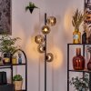 Ripoll Lampadaire Chrome, Fumé, 5 lumières