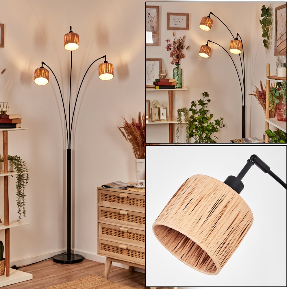 Granja Lampadaire Noir, 3 lumières main product photo