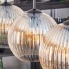 Koyoto Suspension, Boule lumineuse, Suspension Ambre, Clair, 4 lumières