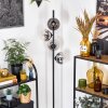 Koyoto Lampadaire Chrome, Clair, Fumé, 4 lumières