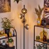 Koyoto Lampadaire Chrome, Clair, Fumé, 4 lumières