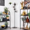 Koyoto Lampadaire Chrome, Clair, Fumé, 4 lumières