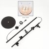 Koyoto Lampadaire Ambre, Clair, 5 lumières