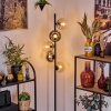 Koyoto Lampadaire Ambre, Clair, Fumé, 5 lumières