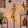 Koyoto Lampadaire Ambre, Clair, Fumé, 5 lumières