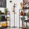 Koyoto Lampadaire Ambre, Clair, Fumé, 5 lumières