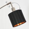 Alsen Lampadaire Nickel mat, Noir, 5 lumières