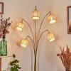 Cavaca Lampadaire Laiton, Noir, 5 lumières