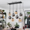 Gastor Suspension, Boule lumineuse, Suspension Ambre, Fumé, 8 lumières