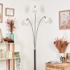 Bassagoda Lampadaire Chrome, Noir, 3 lumières