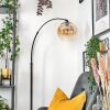 Koyoto Lampadaire, Lampadaires arc Noir, 1 lumière