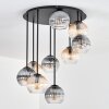 Koyoto Plafonnier, Boule lumineuse 57 cm Ambre, Clair, Fumé, 9 lumières