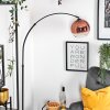 Koyoto Lampadaire Noir, 1 lumière
