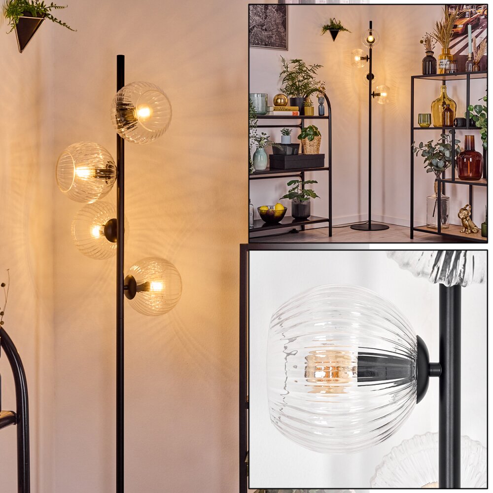 Koyoto Lampadaire 31 cm Clair, 4 lumières main product photo