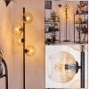 Koyoto Lampadaire Ambre, Clair, 4 lumières