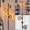 Koyoto Lampadaire Ambre, Clair, Fumé, 4 lumières