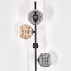 Koyoto Lampadaire Ambre, Clair, Fumé, 4 lumières