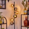 Koyoto Lampadaire Ambre, Fumé, 6 lumières