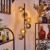 Koyoto Lampadaire Ambre, Fumé, 6 lumières