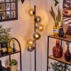 Koyoto Lampadaire Ambre, Fumé, 6 lumières