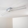 Plafonnier Georgina LED Chrome, 2 lumières