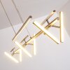 Suspension Windsor LED Chrome, Nickel mat, 9 lumières