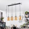 Apedo Suspension, Suspension Ambre, 4 lumières