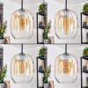 Apedo Suspension, Suspension Ambre, Clair, 4 lumières
