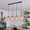 Apedo Suspension, Suspension Ambre, Clair, 4 lumières