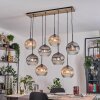Koyoto Suspension, Boule lumineuse, Suspension Écru, Noir, 8 lumières