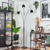Bassagoda Lampadaire Noir, 3 lumières