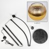Koyoto Lampadaire, Lampadaires arc Noir, 1 lumière
