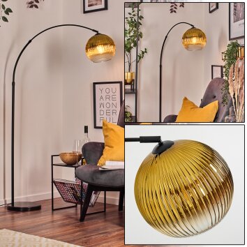 Koyoto Lampadaire, Lampadaires arc Noir, 1 lumière