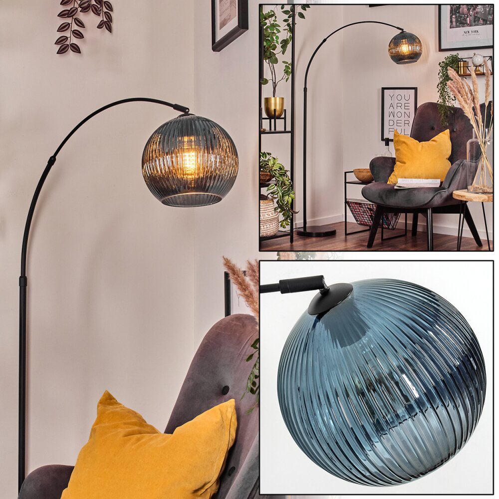 Koyoto Lampadaire Noir, 1 lumière main product photo