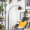 Koyoto Lampadaire Noir, 1 lumière
